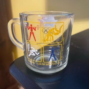 McDonalds 1984 Los Angeles Olympics Collectible Glass Mug 🇺🇸